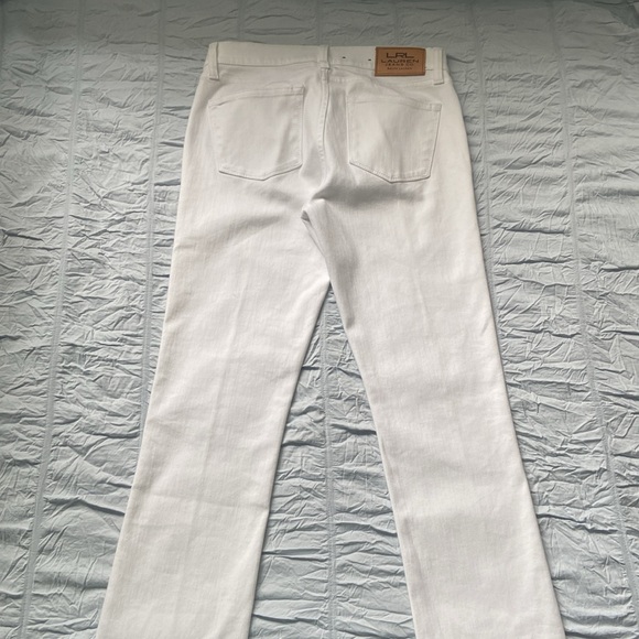 Ralph Lauren Straight Leg Denim Jeans Pants White 4 Ankle or 4P NWOT - Picture 10 of 17
